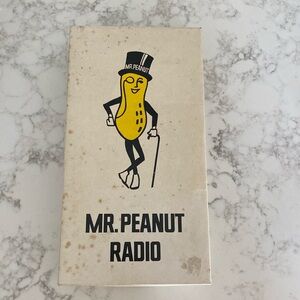 Mr Peanut 1970’s Radio, Portable, Solid State Transistor Radio